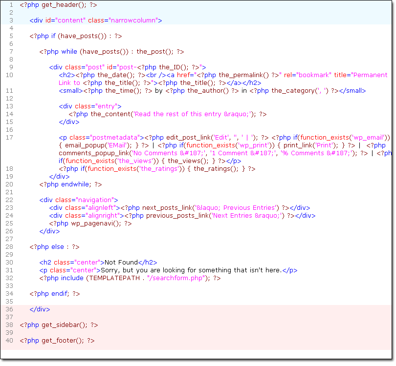We Split Into Top, Content And Bottom We Split Into Top, Content And Bottom